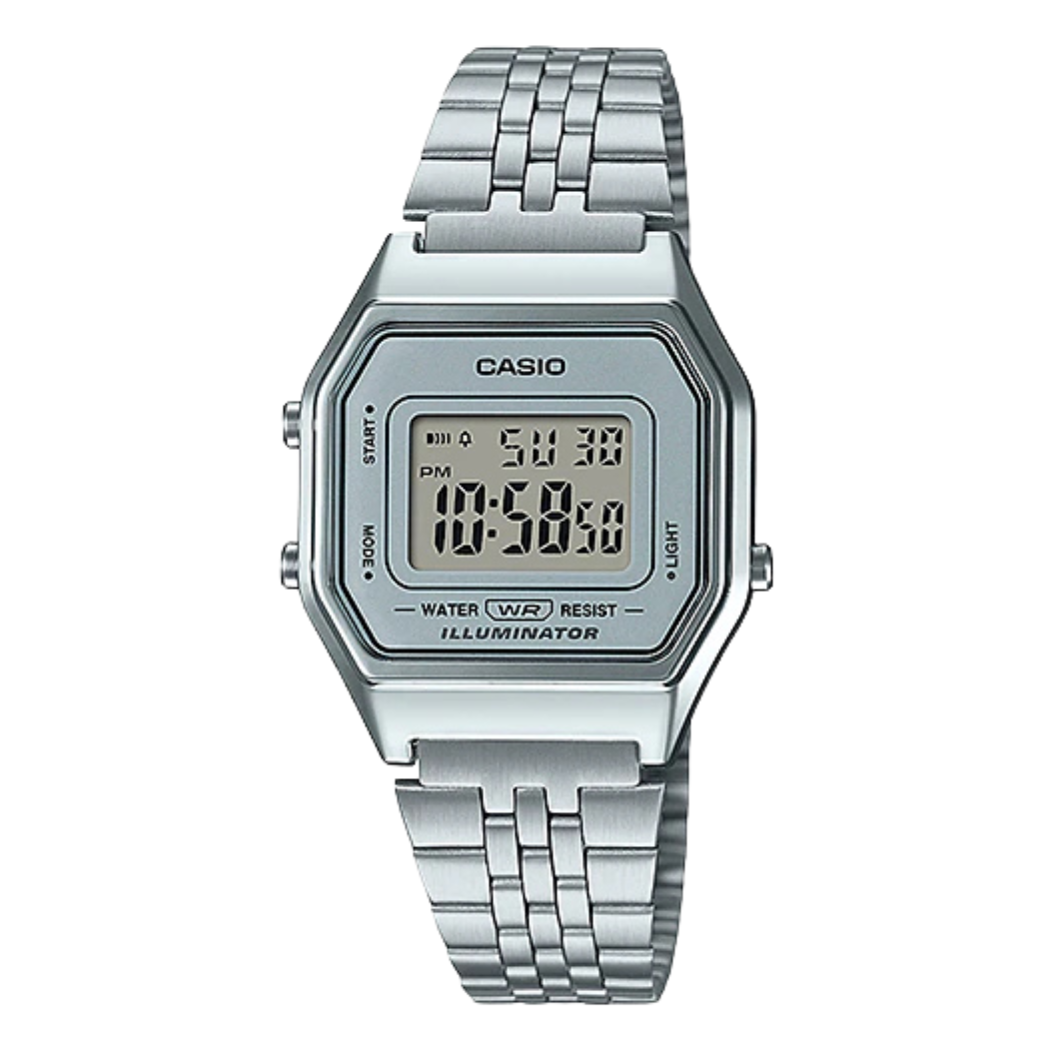 Casio Silver Dial Unisex Watch - LA-680WA-7DF
