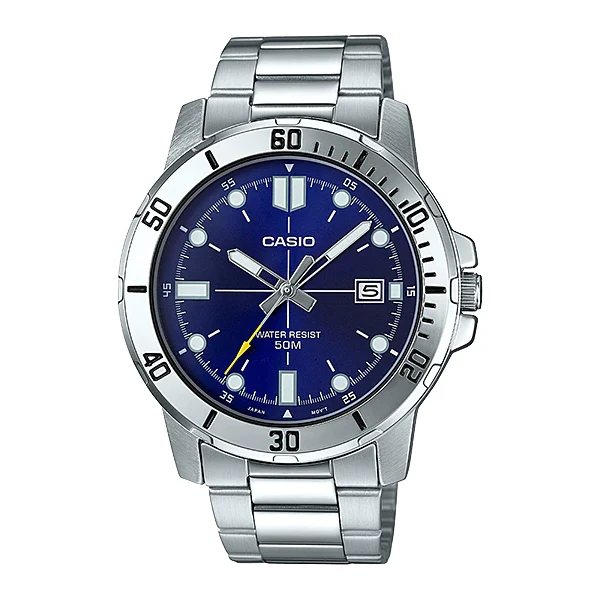 Casio Blue Dial Gents Watch - MTP-VD01D-2EVUDF