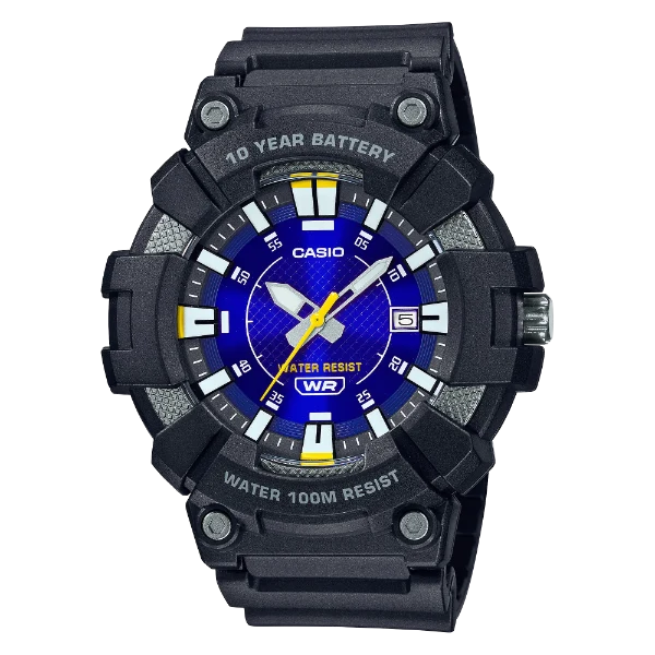 Casio Blue Dial Gents Watch - MW-610H-2AVDF