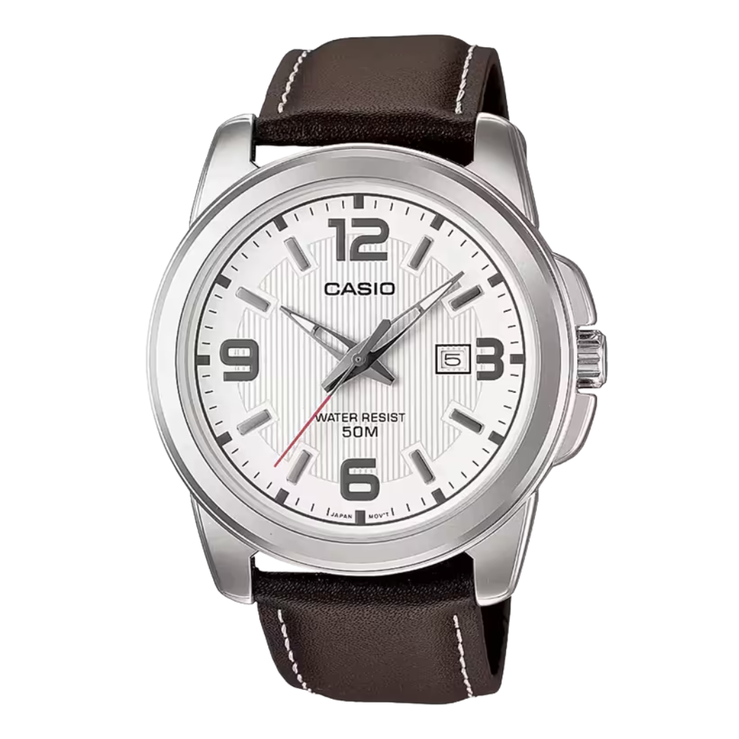 Casio White Dial Gents Watch - MTP-1314L-7AVDF