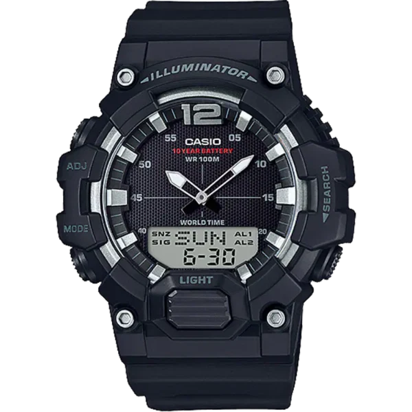 Casio Black Dial Gents Watch - HDC-700-1AVDF