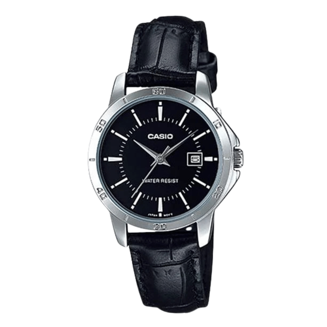 Casio Black Dial Ladies Watch - LTP-V004L-1AUDF