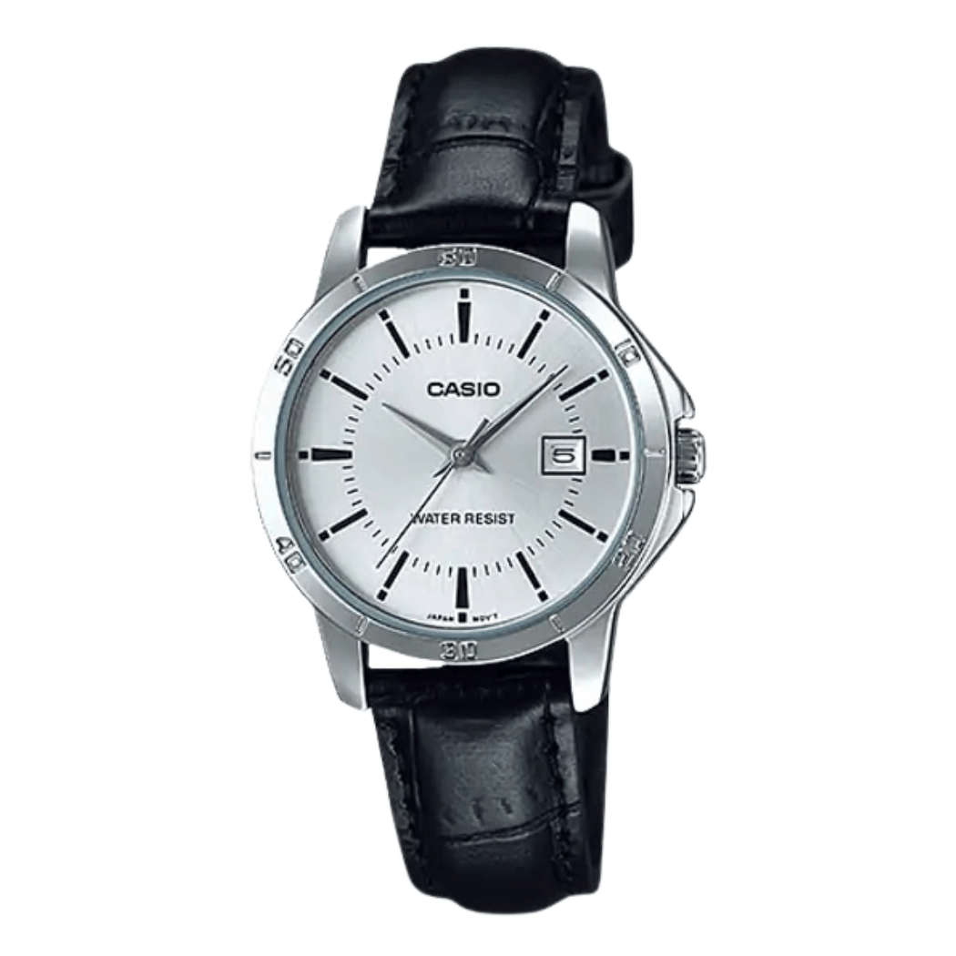 Casio Silver Dial Ladies Watch - LTP-V004L-7AUDF