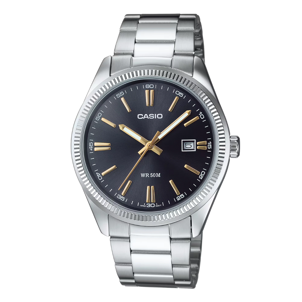 Casio Black Dial Gents Watch - MTP-1302D-1A2VDF