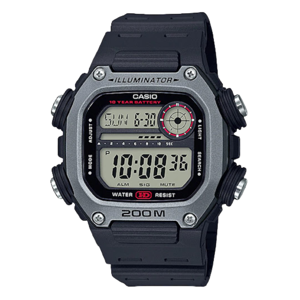 Casio G-Shock Grey Dial Gents Watch - DW-291H-1AVDF