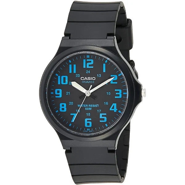 Casio Black Dial Gents Watch - MW-240-2BVDF