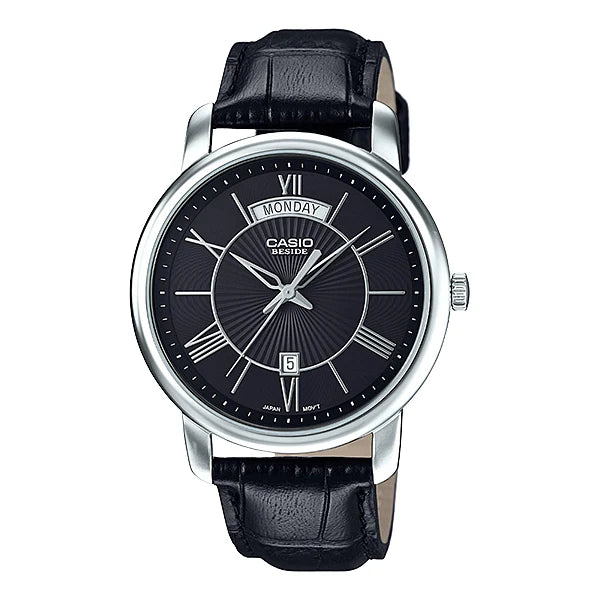 Casio Black Dial Gents Watch - BEM-152L-1AVDF