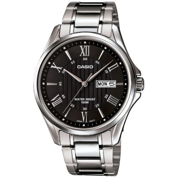 Casio Black Dial Gents Watch - MTP-1384D-1AVDF
