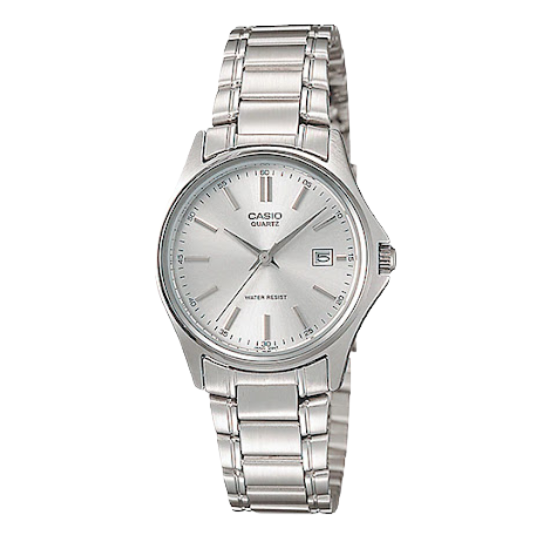 Casio Silver Dial Ladies Watch - LTP-1183A-7ADF