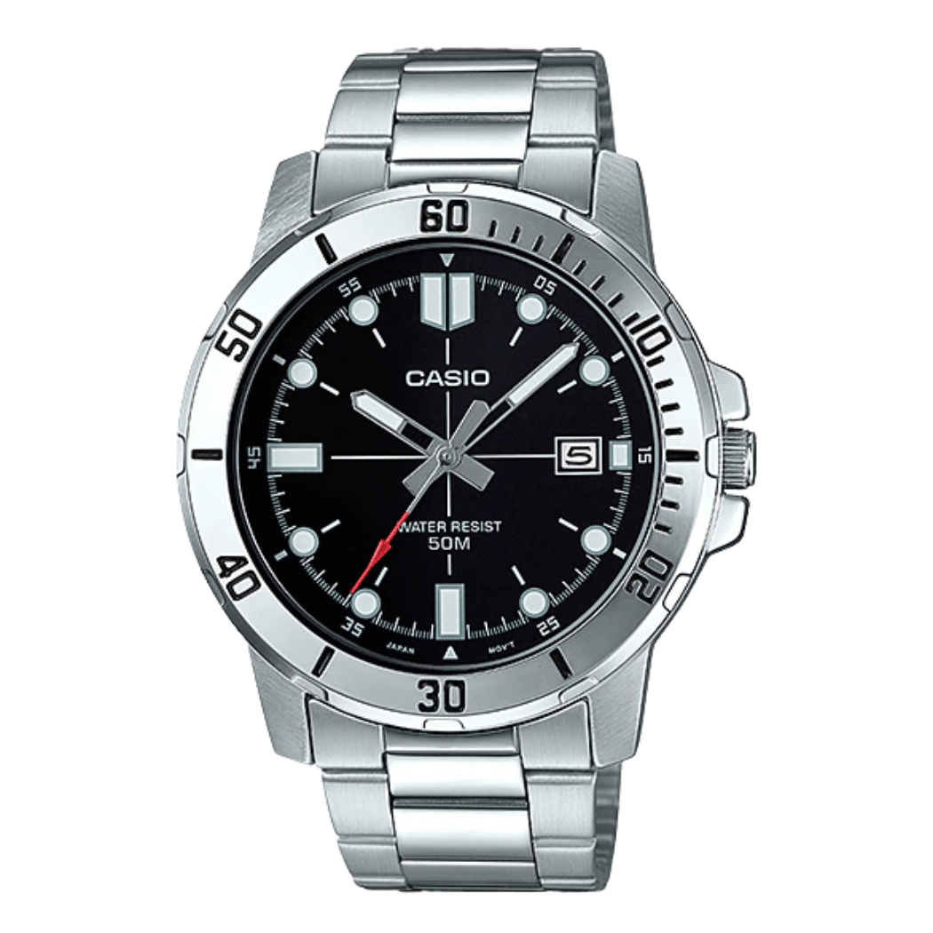 Casio Black Dial Gents Watch - MTP-VD01D-1EVUDF