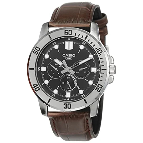 Casio Black Dial Gents Watch - MTP-VD300L-1EUDF