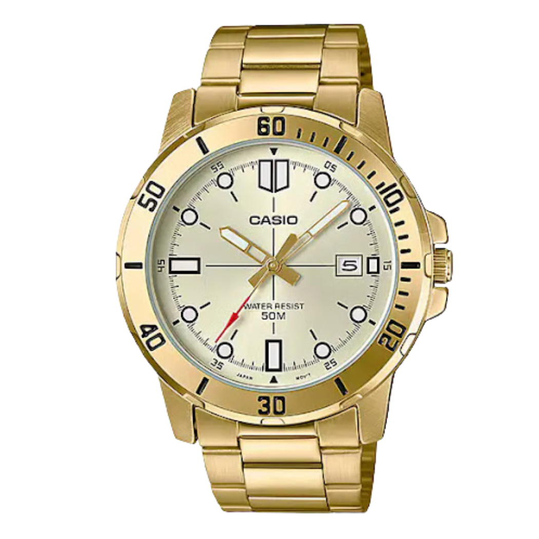 Casio Silver Dial Gents Watch - MTP-VD01G-9EVUDF