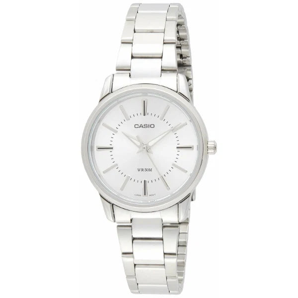 Casio Silver Dial Ladies Watch - LTP-1303D-7AVDF