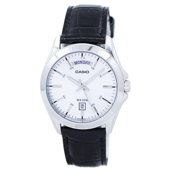 Casio White Dial Gents Watch - MTP-1370L-7AVDF