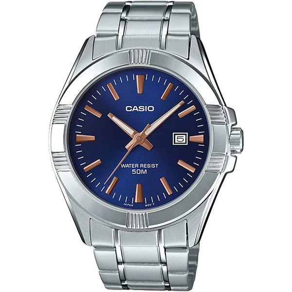 Casio Blue Dial Gents Watch - MTP-1308D-2AVDF