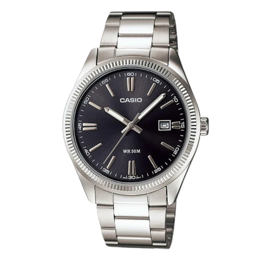 Casio Black Dial Gents Watch - MTP-1302D-1A1VDF