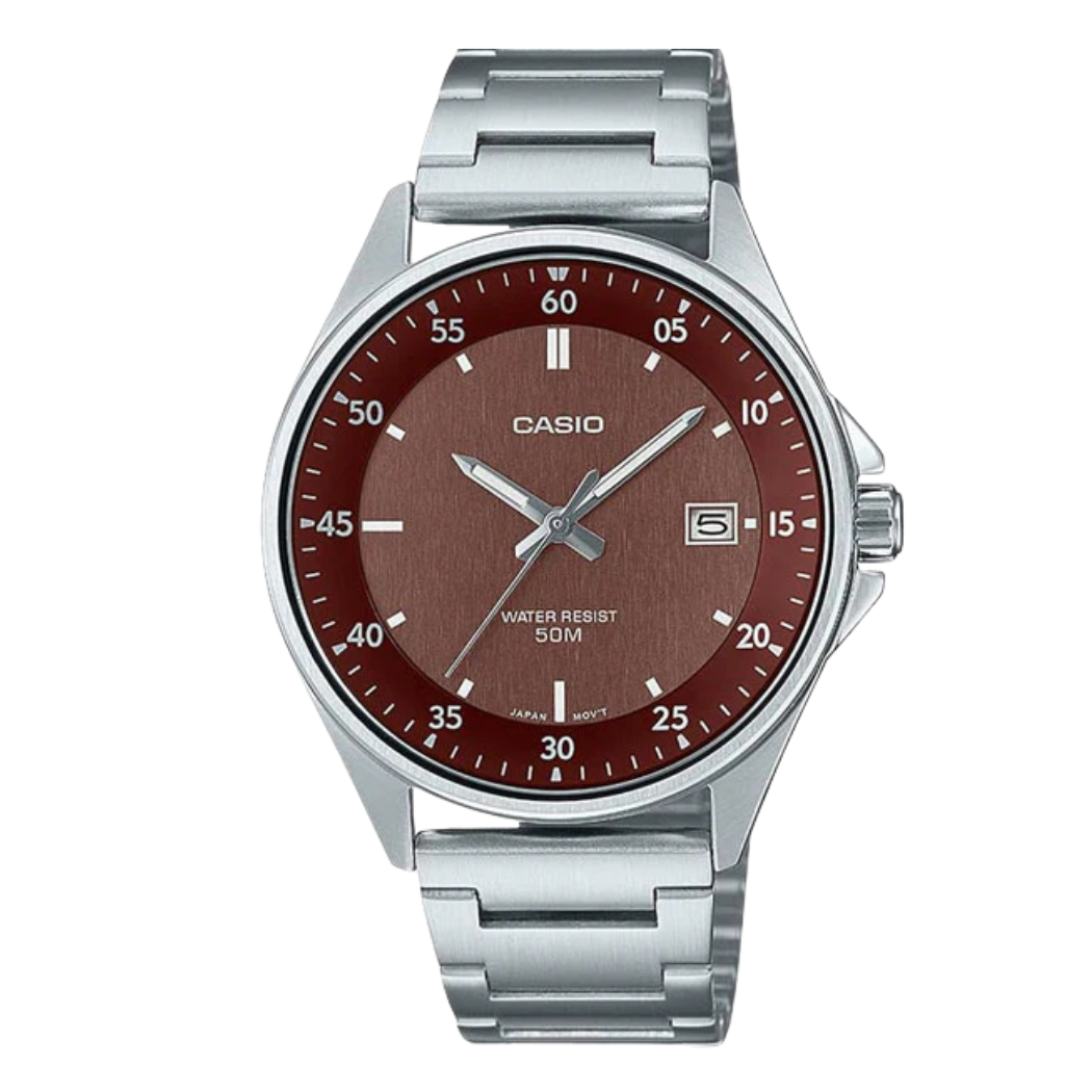 Casio Brown Dial Gents Watch - MTP-E705D-5EVDF