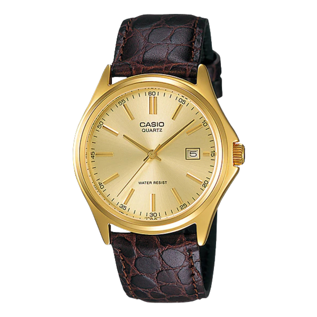 Casio Gold Dial Gents Watch - MTP-1183Q-9ADF