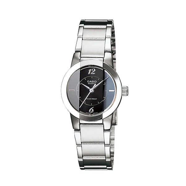 Casio Black Dial Ladies Watch - LTP-1230D-1CDF
