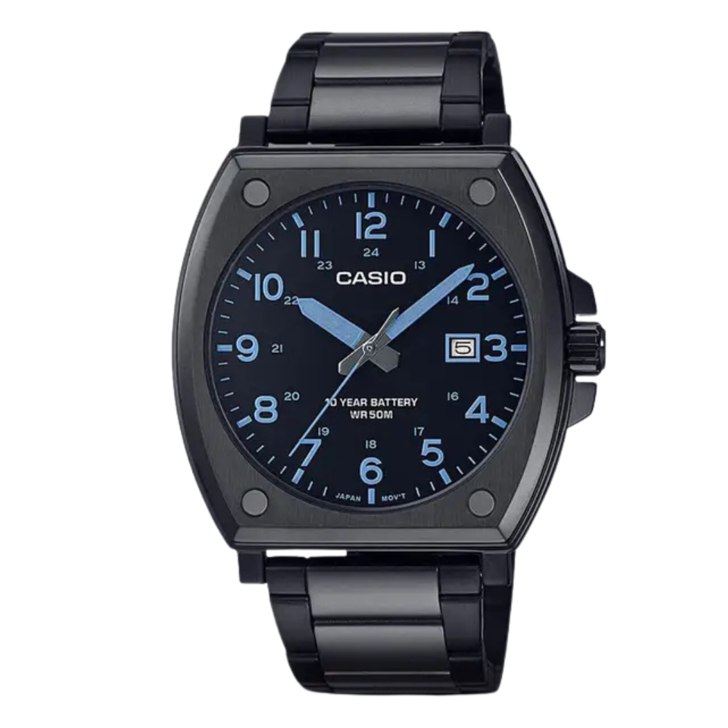 Casio Black Dial Gents Watch - MTP-E715D-1AVDF