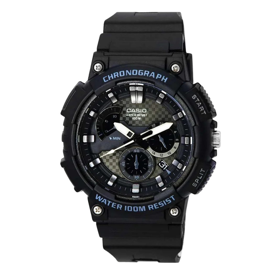 Casio Black Dial Gents Watch - MCW-200H-1A2VDF