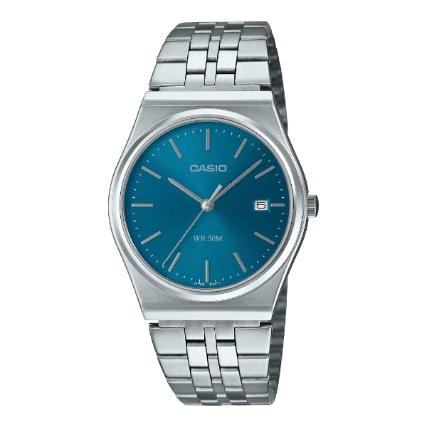 Casio Tiffany Dial Gents Watch - MTP-B145D-2A2VDF