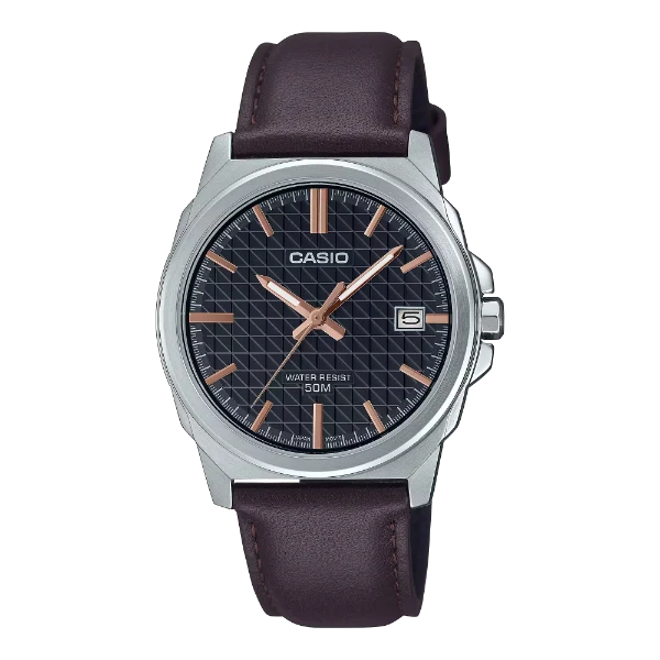 Casio Black Dial Gents Watch - MTP-E720L-5AVDF
