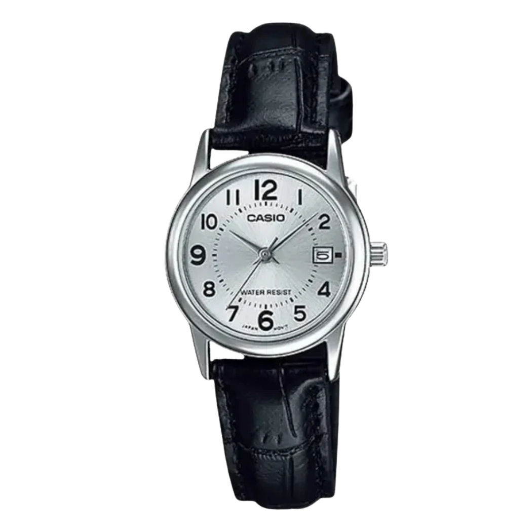 Casio Silver Dial Ladies Watch - LTP-V002L-7BUDF