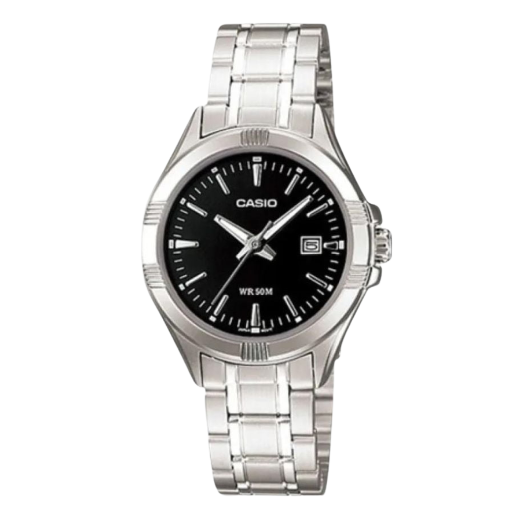 Casio Black Dial Ladies Watch - LTP-1308D-1AVDF