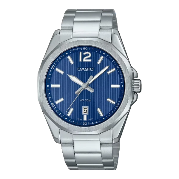 Casio Blue Dial Gents Watch - MTP-E725D-2AVDF