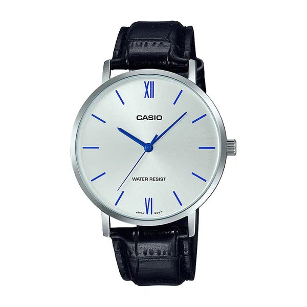 Casio Silver Dial Ladies Watch - LTP-VTOIL-7B1UDF