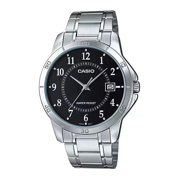 Casio Black Dial Gents Watch - MTP-V004D-1BUDF