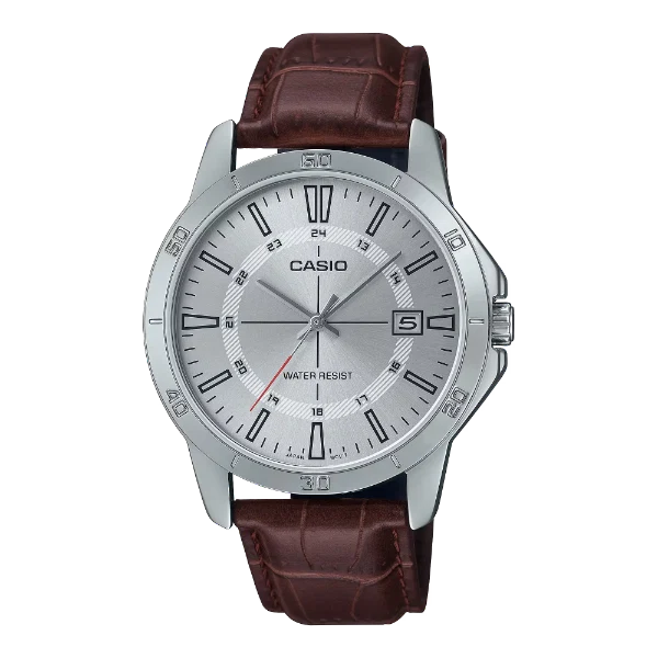 Casio Silver Dial Gents Watch - MTP-V004L-7CUDF