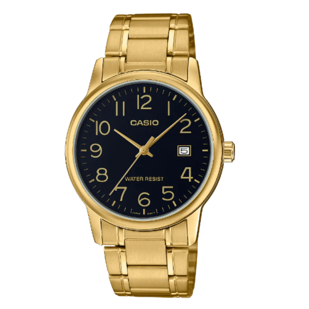 Casio Black Dial Gents Watch - MTP-V002G-1BUDF