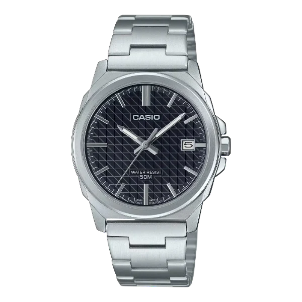 Casio Black Dial Gents Watch - MTP-E720D-1AVDF