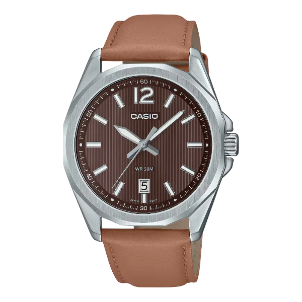 Casio Brown Dial Gents Watch - MTP-E725L-5AVDF