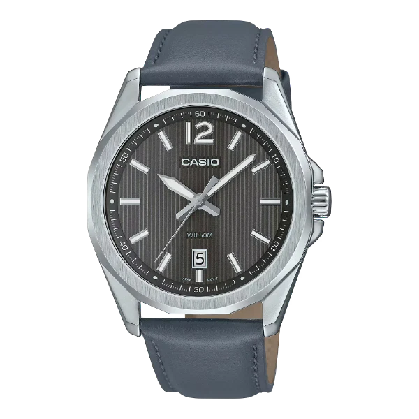 Casio Black Dial Gents Watch - MTP-E725L-8AVDF