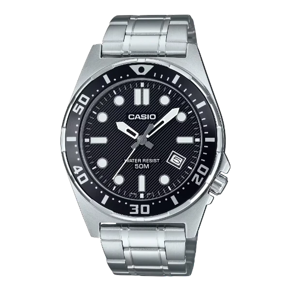 Casio Black Dial Gents Watch - MTD-135D-1AVDF