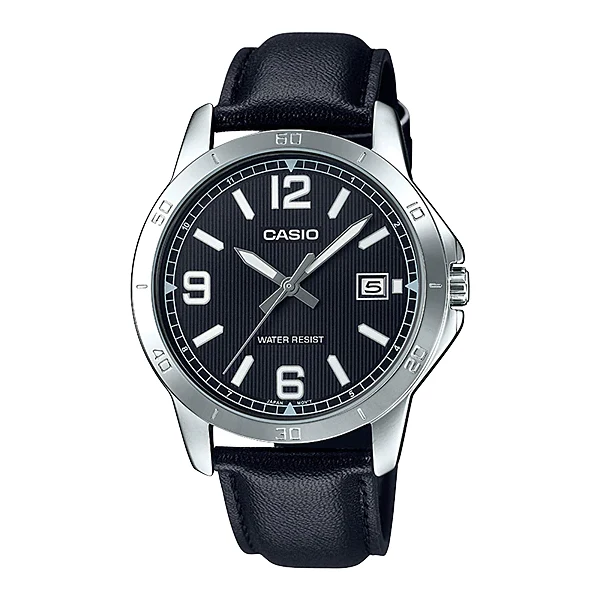 Casio Black Dial Gents Watch - MTP-V004L-1BUDF