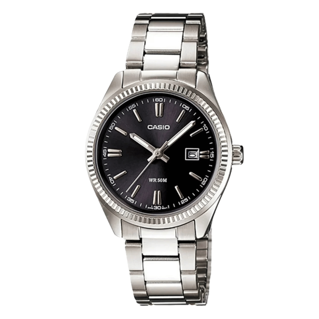Casio Black Dial Ladies Watch - LTP-1302D-1A1VDF