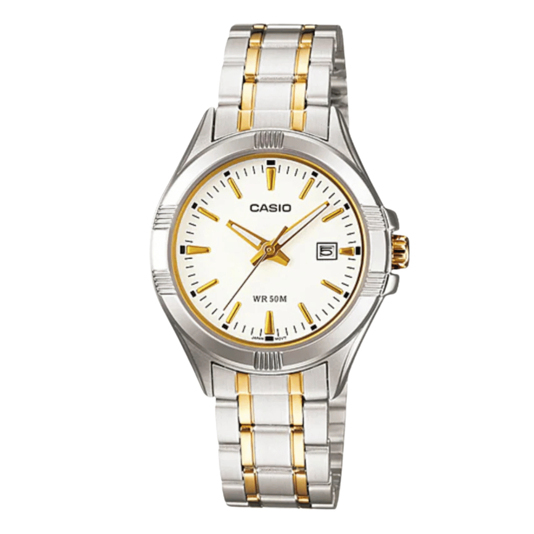 Casio White Dial Ladies Watch - LTP-1308SG-7AVDF