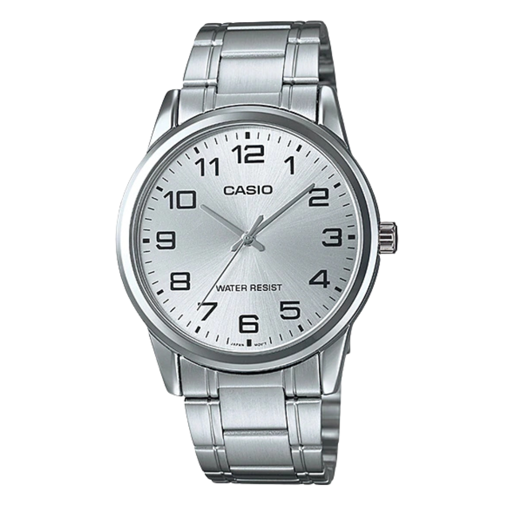 Casio Silver Dial Gents Watch - MTP-V001D-7BUDF