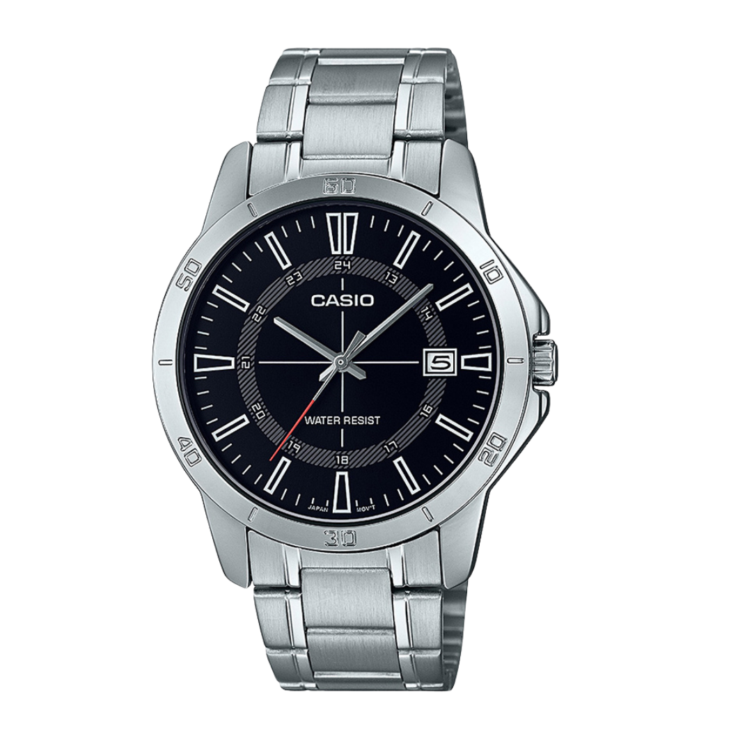 Casio Black Dial Gents Watch - MTP-V004D-1CUDF