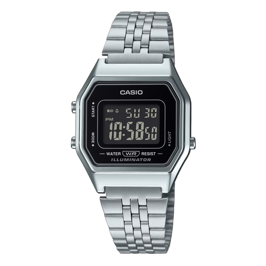 Casio Black Dial Ladies Watch - LA-680WA-1BDF