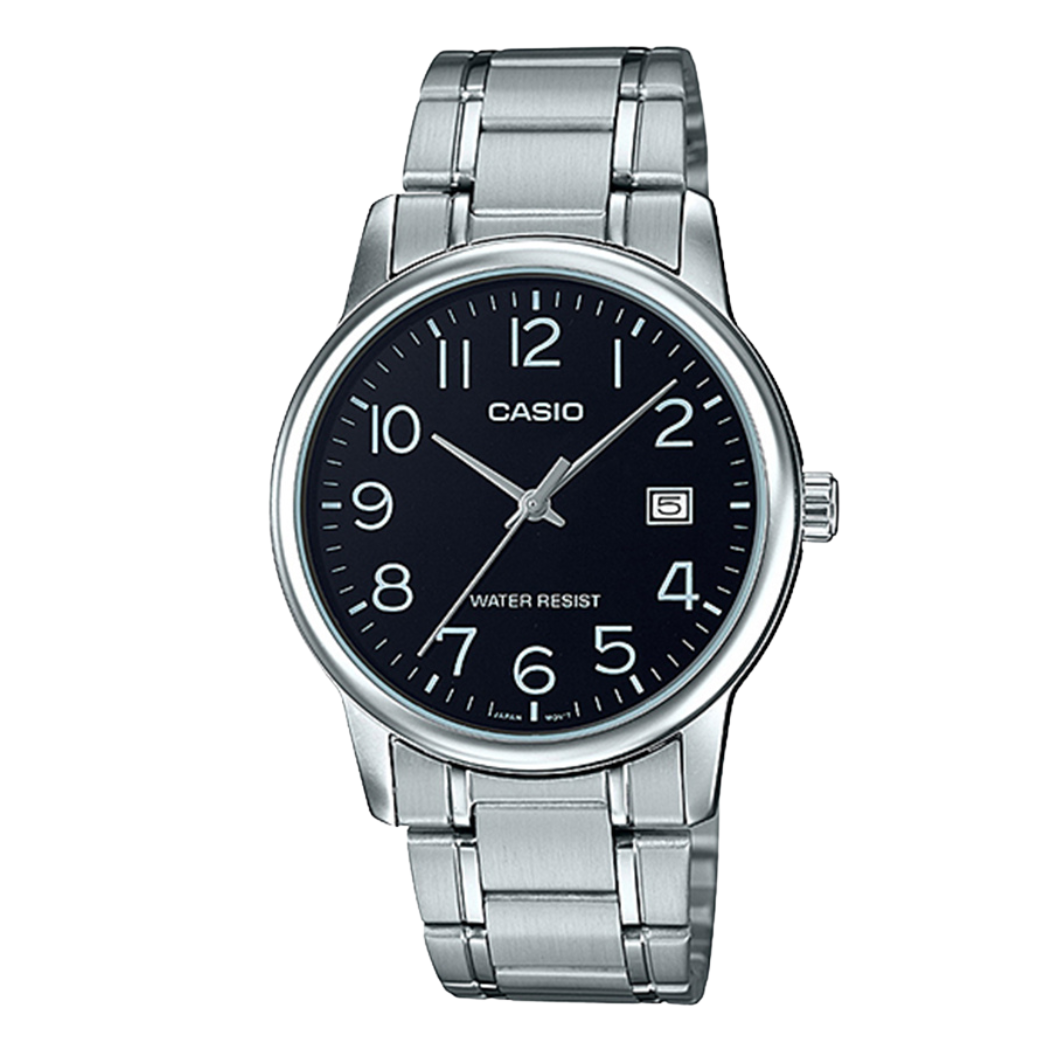 Casio Black Dial Gents Watch - MTP-V002D-1BUDF