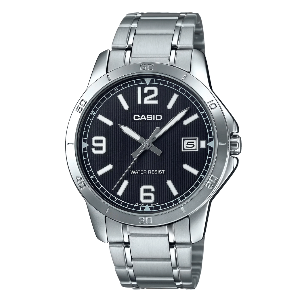 Casio Black Dial Gents Watch - MTP-V004D-1B2UDF