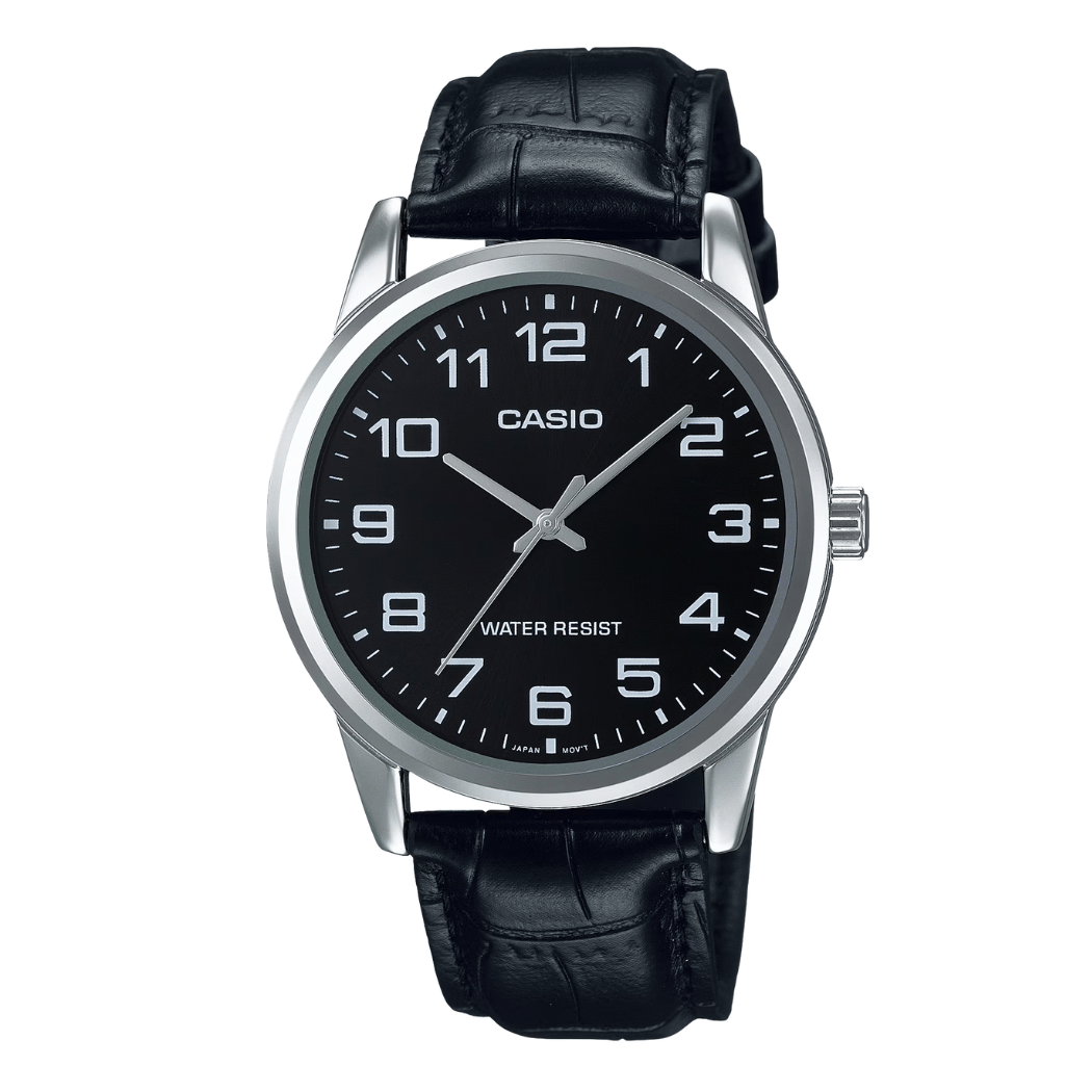 Casio Black Dial Gents Watch - MTP-V001L-1BUDF