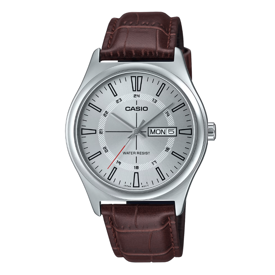 Casio Silver Dial Gents Watch - MTP-V006L-7CUDF