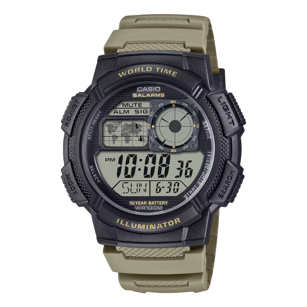Casio Black Dial Gents Watch - AE-1000W-5AVDF