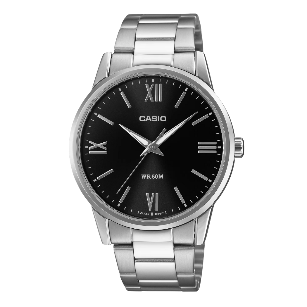 Casio Black Dial Gents Watch - MTP-1303DD-1AVDF